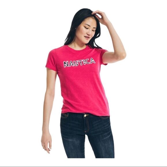 Nautica Graphic Tee Shirt Women’s  Sz S NWT NEW In Package - Picture 1 of 3